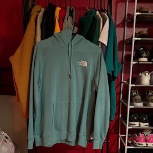 The North Face Men's Teal Hoodie Sweater